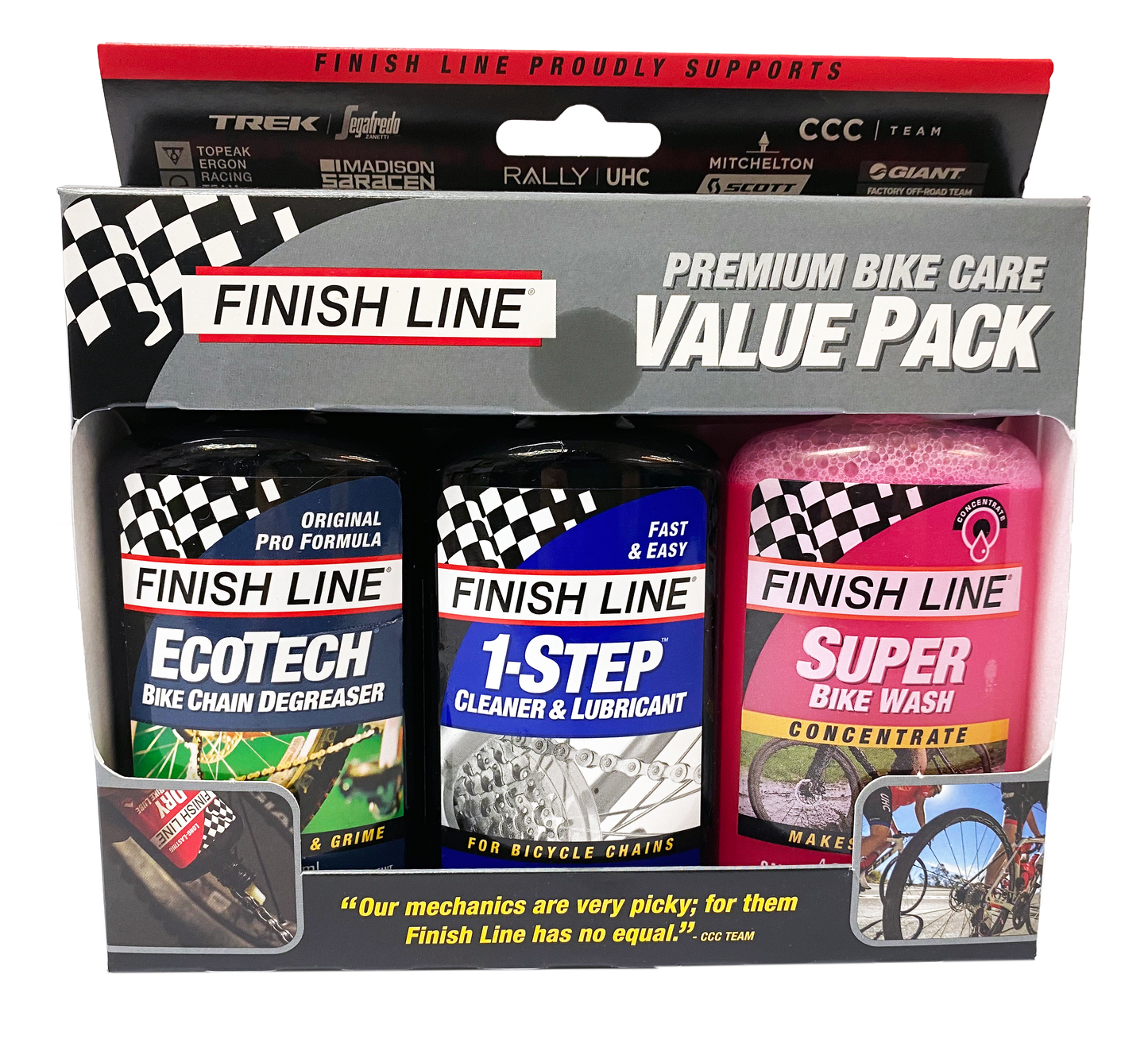 FINISHLINE 優質單車護理 3支套裝 / FINISHLINE PREMIUM BIKE CARE VALUE 3 PACK