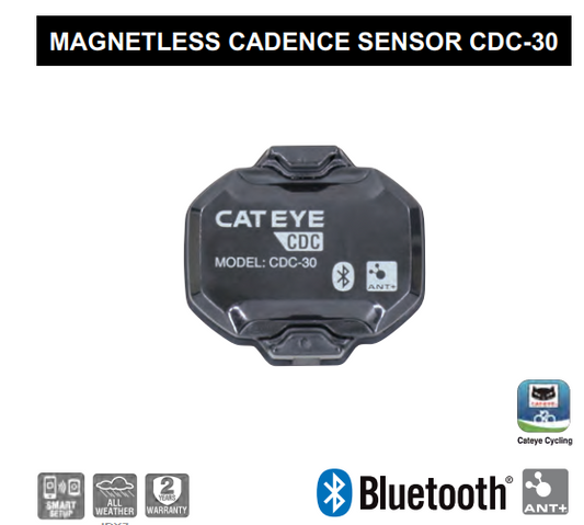 CATEYE 藍芽/ANT+ 感應器(無磁石式)/ CATEYE BLUETOOTH/ANT+ SENSOR (MAGNETLESS)