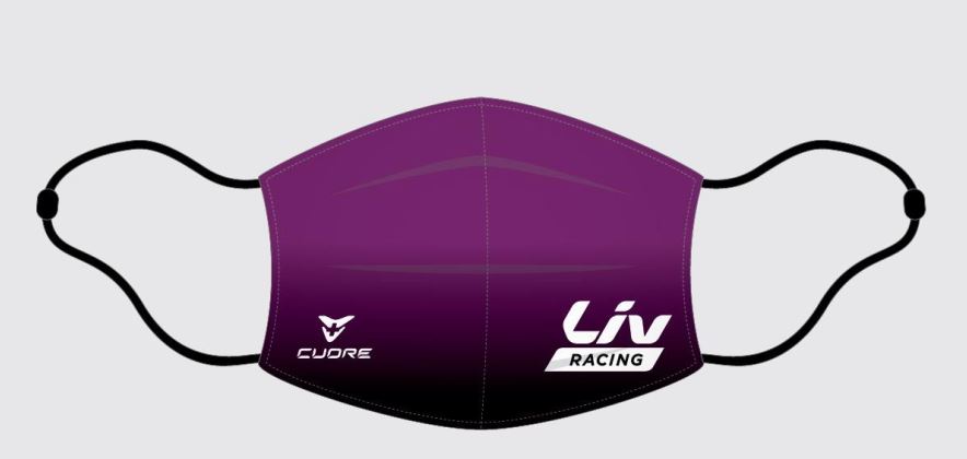 LIV RACING WORLDTEAM 口罩 /LIV RACING WORLDTEAM FACE COVER ACTIVE MASK~PURPLE