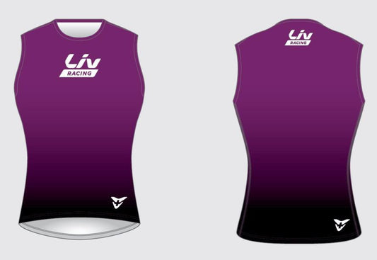 LIV RACING WORLDTEAM 無袖排汗內衣 ~紫色/LIV RACING WORLDTEAM SLEEVELESS BASELAYER  ~PURPLE