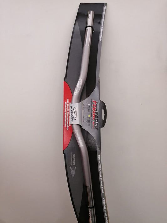 ANSWER PROTAPER 7075 銻曲車頭-銀/灰色-1"高 / ANSWER PROTAPER 7075 ALLOY RISER HANDLEBAR~GREY~1"